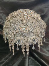 Load image into Gallery viewer, Crystal brooch bouquet, jeweledge  bouquet, alternative Great Gatsby style wedding flowers.