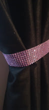 Load image into Gallery viewer, Curtain tie backs, Pair (x2) Of Diamante Effect Crystal, MAGNETIC hold Backs for Curtains   NO STONES