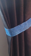 Load image into Gallery viewer, Curtain tie backs, Pair (x2) Of Diamante Effect Crystal, MAGNETIC hold Backs for Curtains   NO STONES