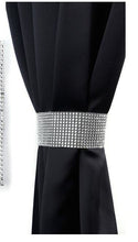 Load image into Gallery viewer, Curtain tie backs, Pair (x2) Of Diamante Effect Crystal, MAGNETIC hold Backs for Curtains   NO STONES