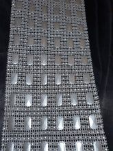 Load image into Gallery viewer, Pearl rectangle , effect ribbon banding cake ribbon many widths 1 meter. by Crystal wedding uk