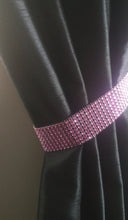 Load image into Gallery viewer, Curtain tie backs, Pair (x2) Of Diamante Effect Crystal, MAGNETIC hold Backs for Curtains   NO STONES