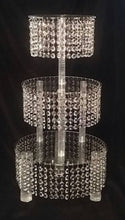 Load image into Gallery viewer, Crystal CupCake Stand Tower 3 to 8 Tiers by Crystal wedding uk
