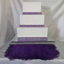 Load image into Gallery viewer, Feather wedding cake stand  - many colours - all sizes