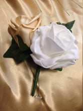 Load image into Gallery viewer, Rose fall Crystal  cascade bouquet Wedding bridal flowers
