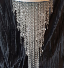 Load image into Gallery viewer, Crystal chandelier side table - tall console table furniture by Crystal wedding uk