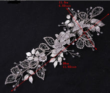 Load image into Gallery viewer, large Vintage  inspired crystal tiara hair band wrap  , hair piece by Crystal wedding uk
