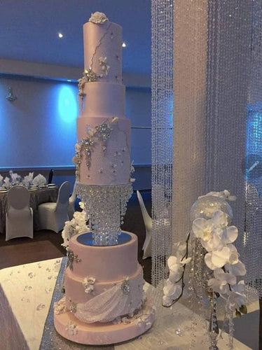 Crystal cake decor, cake jewels by Crystal wedding uk