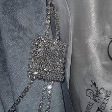 Load image into Gallery viewer, Crystal draped. Tie Backs Curtains hold backs, voile holders 1 pair . by Crystal wedding uk