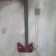 Load image into Gallery viewer, Crystal draped. Tie Backs Curtains hold backs, voile holders 1 pair . by Crystal wedding uk