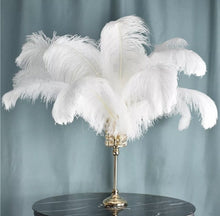 Load image into Gallery viewer, 1pcs feather table centerpiece, crystal table decor, Wedding Table ,table  Event Decoration by Crystal wedding uk