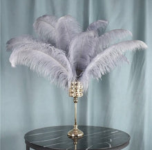 Load image into Gallery viewer, 1pcs feather table centerpiece, crystal table decor, Wedding Table ,table  Event Decoration by Crystal wedding uk