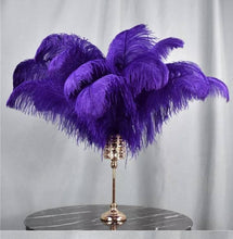 Load image into Gallery viewer, 1pcs feather table centerpiece, crystal table decor, Wedding Table ,table  Event Decoration by Crystal wedding uk