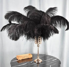 Load image into Gallery viewer, 1pcs feather table centerpiece, crystal table decor, Wedding Table ,table  Event Decoration by Crystal wedding uk
