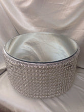 Load image into Gallery viewer, Crystal cake stand, Real glass beads chandelier style by Crystal wedding uk