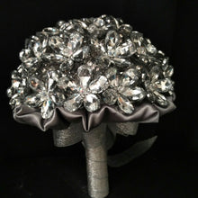 Load image into Gallery viewer, Crystal bouquet, crystal flowers, Brides wedding bouquet by Crystal wedding uk
