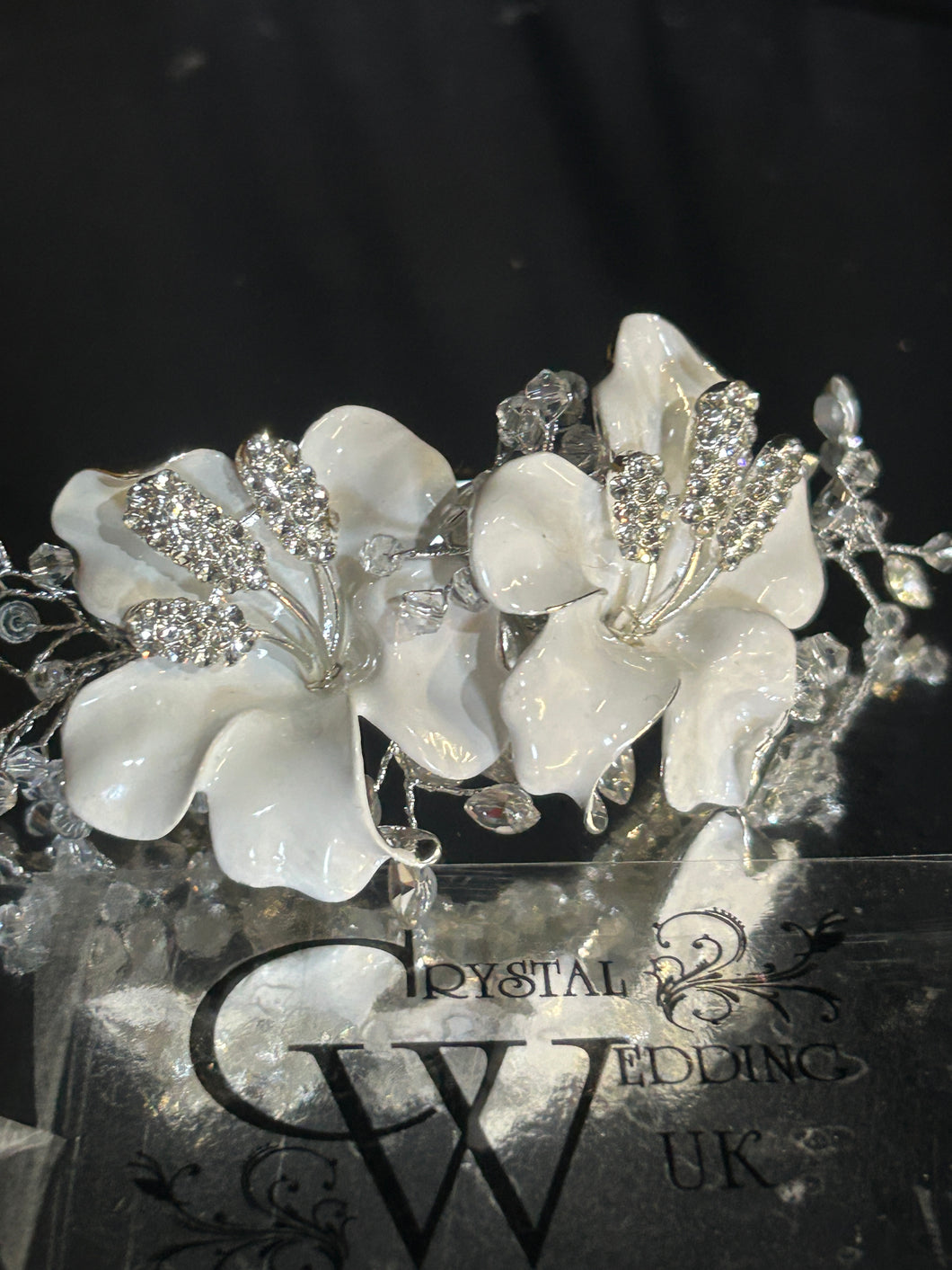 White flower wrist corsage and  Boutonniere set  wedding or Prom corsage. flower lily , Wedding Buttonhole Boutonnière by Crystal wedding uk