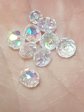 Load image into Gallery viewer, Heart spray Cake topper AB Glass crystal beads by Crystal wedding uk
