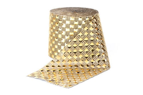 Diamante stud effect ribbon banding cake ribbon 1 meter. Invitaions, fabric trim for crafts many widths - GOLD ,SILVER