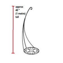 Load image into Gallery viewer, METAL CAKE HANGER stand and suspended cake plate kit.
