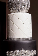 Load image into Gallery viewer, Brooch sphere Cake topper / Separator by Crystal wedding uk
