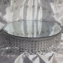 Load image into Gallery viewer, Crystal wedding cake stand - crystal effect finish by Crystal wedding uk
