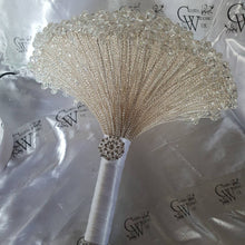 Load image into Gallery viewer, Luxury Crystal Wedding Bouquet: Clear Crystal Bead
