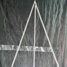 Load image into Gallery viewer, Crystal Cake Chandelier: Mirror Top Swing Platform with Remote LED
