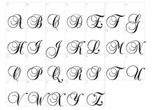 Load image into Gallery viewer, Personalised Couple Monogram Wedding Cake Topper, Custom Surname Initial, Elegant Event Cake Decoration
