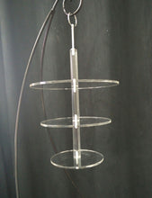 Load image into Gallery viewer, METAL CAKE HANGER stand and suspended cake plate kit.
