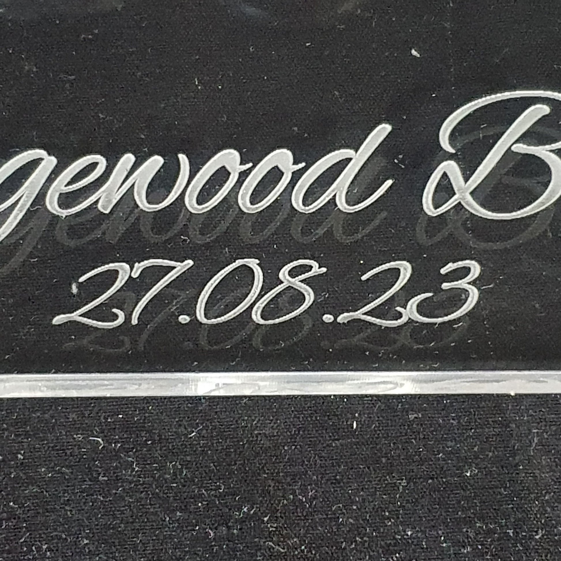 Acrylic display stand, Personalised Bouquet stand holder - by Crystal wedding uk