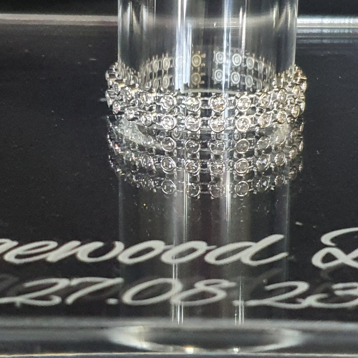 Acrylic display stand, Personalised Bouquet stand holder - by Crystal wedding uk