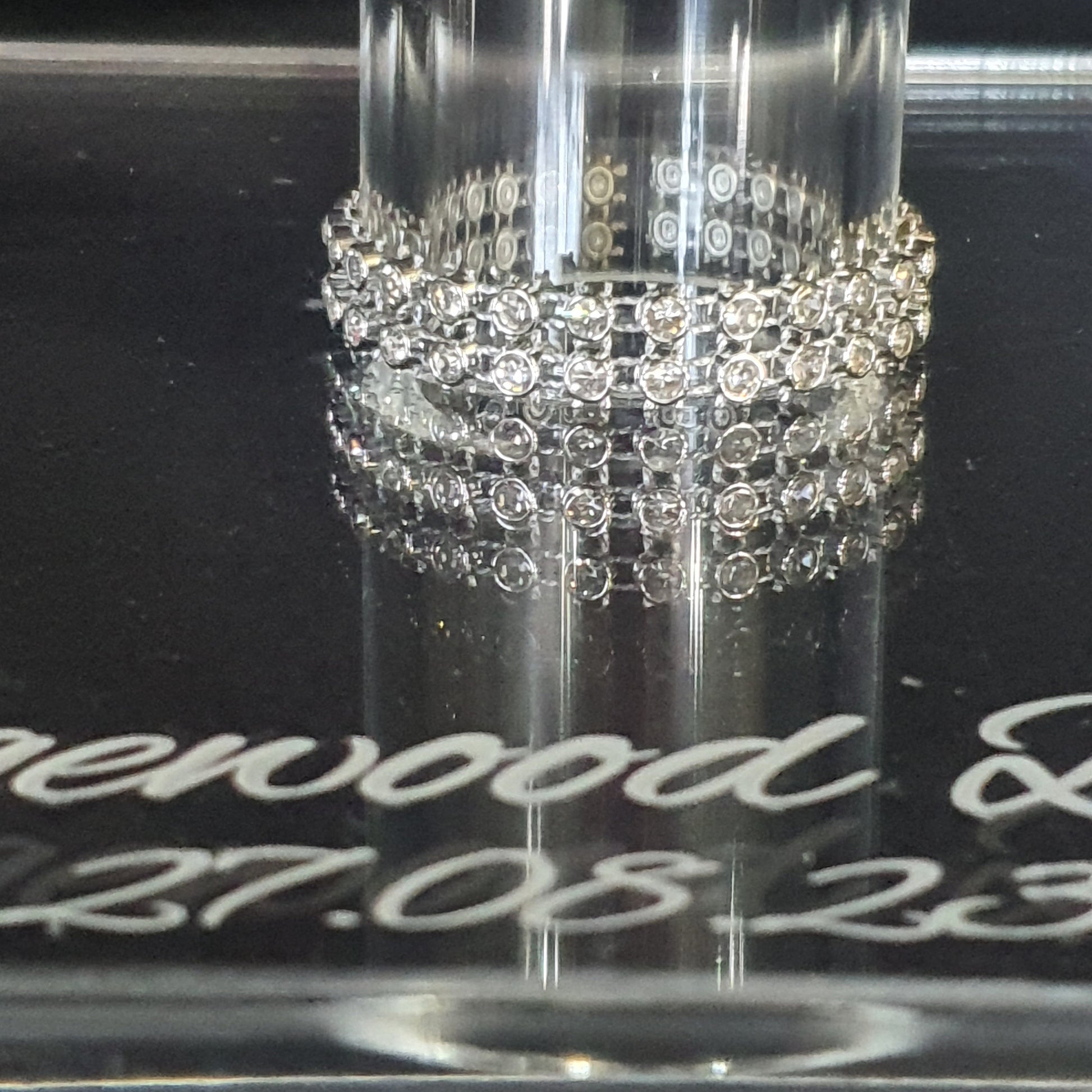 Acrylic display stand, Personalised Bouquet stand holder - by Crystal wedding uk