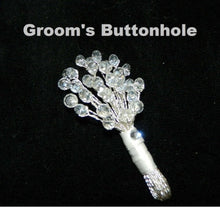 Load image into Gallery viewer, Luxury Crystal Wedding Bouquet: Clear Crystal Bead
