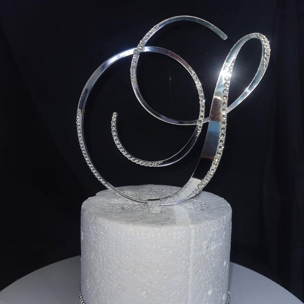 A to Z Crystal mirror Letter 8