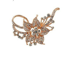 Load image into Gallery viewer, Gold Rhinestone Crystal Bridal Bouquet: Sparkling Wedding Accessory
