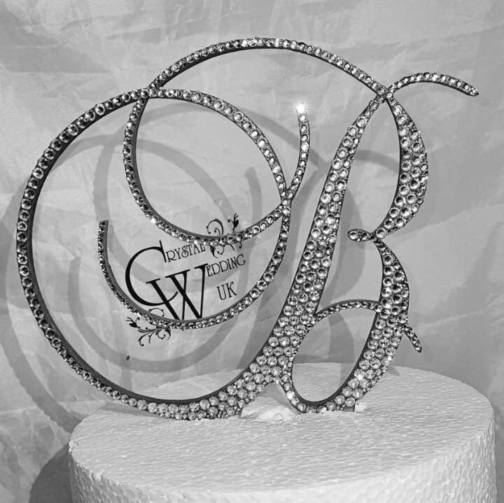 Crystal Monogram Letters