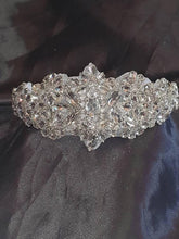 Load image into Gallery viewer, Vintage couture inspired crystal tiara, hairband by Crystal wedding uk
