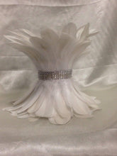 Load image into Gallery viewer, Feather cake stand, Great Gatsby, 1920's wedding. by Crystal wedding ukw
