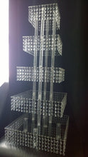 Load image into Gallery viewer, Crystal CupCake Stand Tower 3 to 8 Tiers by Crystal wedding uk
