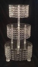 Load image into Gallery viewer, Crystal CupCake Stand Tower 3 to 8 Tiers by Crystal wedding uk
