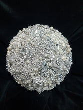 Load image into Gallery viewer, Brooch bouquet, jewel bouquet, Full jeweled bouquets. by Crystal wedding uk
