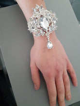 Load image into Gallery viewer, Vintage inspired crystal wrist corsage for Prom or wedding by Crystal wedding uk
