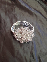 Load image into Gallery viewer, Vintage inspired crystal flower wrist corsage by Crystal wedding uk
