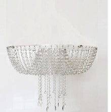 Load image into Gallery viewer, Crystal Chandelier drape cake stand-( table top version) by Crystal wedding uk
