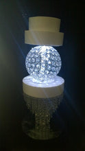 Load image into Gallery viewer, Crystal BALL SPHERE cake separator divider by Crystal wedding uk
