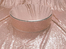 Load image into Gallery viewer, Rose gold SEQUIN blush cake stand by Crystal wedding uk
