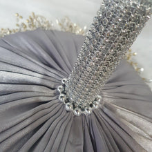 Load image into Gallery viewer, Diamante bouquet 10" x 14" brooch Jewel rhinestone crystal wedding bouquet Crystal Bridal Bouquet, cascade bouquet by Crystal wedding uk
