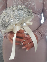 Load image into Gallery viewer, Brooch bouquet, Jewel crystal wedding bouquet. by Crystal wedding uk
