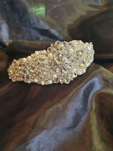 Load image into Gallery viewer, Rhinestone 1920s Headpiece, Flapper headpiece, 1930's, Flapper headband, The Great Gatsby, Rhinestone crystal flapper headpiece headband
